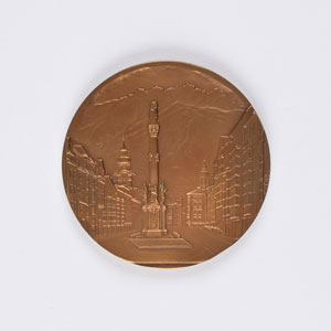 Lot #9583  Innsbruck 1964 Winter Olympics Bronze Participation Medal - Image 2