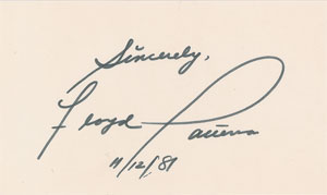 Lot #9465  Boxing Group of (4) Signatures - Image 1