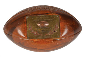 Lot #1038  Vittles Bowl 1948  Football Trophy - Image 1