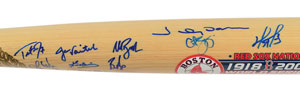 Lot #9243  Boston Red Sox 2004 Team-Signed Baseball Bat - Image 2