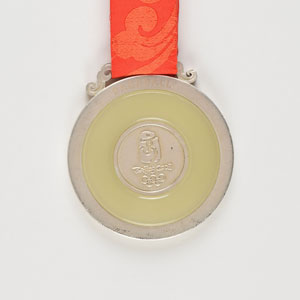 Lot #9645  Beijing 2008 Summer Olympics Silver Winner's Medal - Image 3