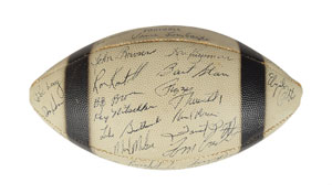 Lot #9433  Green Bay Packers 1967 Team-Signed Football - Image 4