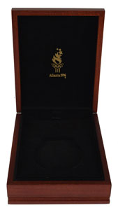 Lot #9629  Atlanta 1996 Summer Olympics Winner's Medal Box - Image 2