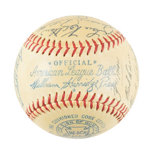 Lot #9318 Satchel Paige and Marty Marion Signed Baseballs - Image 10
