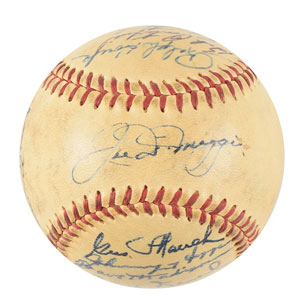 Lot #9300  NY Yankees 1940-50s Collection of (4) Team Signed Baseballs - Image 22
