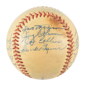 Lot #9300  NY Yankees 1940-50s Collection of (4) Team Signed Baseballs - Image 24