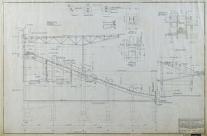 Lot #9359  1933 Boston Red Sox: Fenway Park Addition Blueprint - Image 1