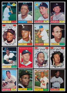 Lot #9194  1961 Topps Complete Set (587)