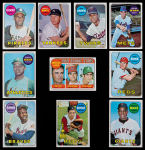 Lot #9218  1969 Topps Complete Set of (664) Cards