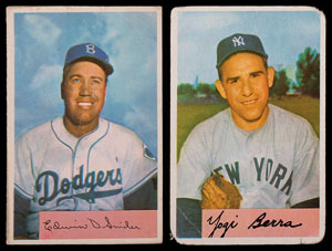 Lot #9173  1954 Bowman Near Complete Set of (220/224) Cards