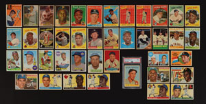 Lot #9176  1954-69 Topps and Others Baseball Hall of Famer Collection with FOUR Mantle’s (42)