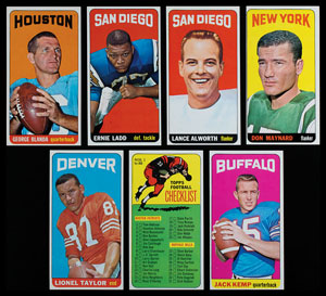 Lot #9426  1965 Topps Football Partial Card Set - Image 1