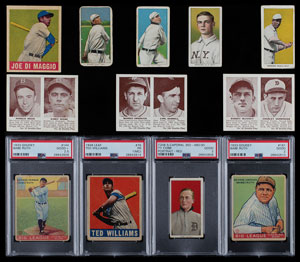 Lot #9112  1909-1948 Large Pre-War Collection with TWO Babe Ruths!