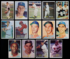 Lot #9185  1957 Topps Complete Set of (407) Cards - Image 1