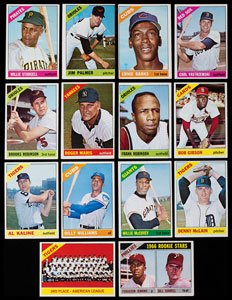 Lot #9212  1966 Topps Partial Set of Cards