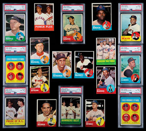 Lot #9200  1963 Topps Complete Set of (576) Cards
