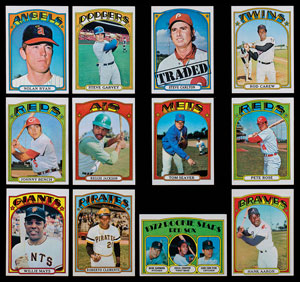 Lot #9226  1972 Topps Complete Set of (787) Cards