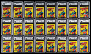 Lot #9504  1966 Superman Wax Box