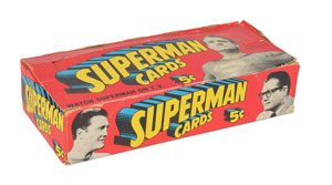 Lot #9504  1966 Superman Wax Box - Image 2