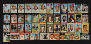 Lot #9160  1949-70s Topps and Bowman Baseball and Football Card Collection of (675+) Cards