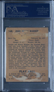 Lot #9342 Honus Wagner Signed Baseball Card - Image 2