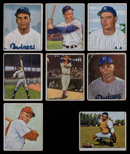 Lot #9161  1950 Bowman Near Set of (246) Cards