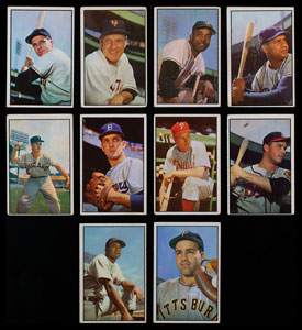 Lot #9170  1953 Bowman Partial Set of (133) Cards