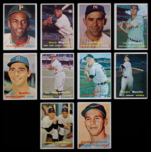 Lot #9184  1957 Topps Complete Set of (407) Cards - Image 1