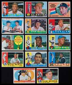 Lot #9191  1960 Topps Complete Set of (572) Cards