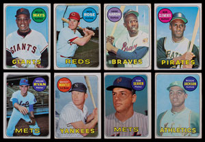 Lot #9221  1969 Topps Complete Set of (664) Cards