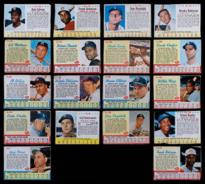 Lot #9199 1962-63 Post Cereal Collection of (281)