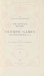 Lot #9531  Stockholm 1912 Summer Olympics Official Report - Image 2
