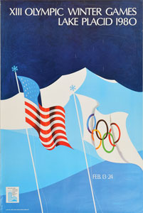 Lot #8094  Lake Placid 1980 Winter Olympics Group of (4) Posters