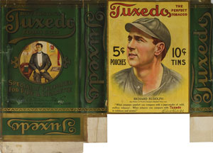 Lot #9354  1914 Richard Rudolph Tuxedo Tobacco Display Box - Image 1