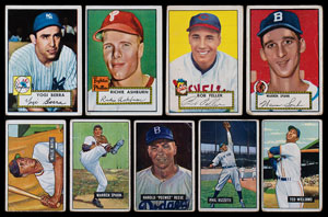 Lot #9163  1950s Topps and Bowman Shoebox Collection of (350+) Cards