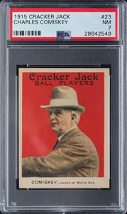 Lot #9067  1915 Cracker Jack #23 Charles Comiskey