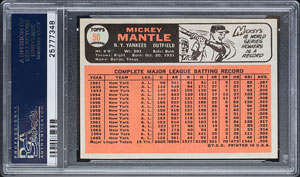 Lot #9149  1966 Topps #50 Mickey Mantle PSA NM 7 - Image 2