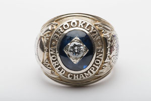 Lot #9407  1955 Brooklyn Dodgers World Championship Ring - Image 2