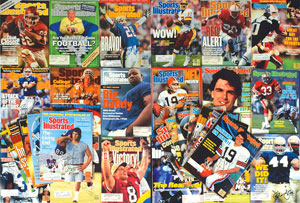 Lot #9431  Football Collection of (56) Signed Sports Illustrated Magazines - Image 2