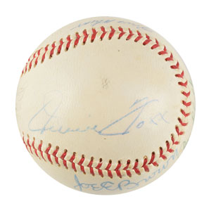 Lot #9240  Baseball Legends Signed Baseball - Image 3