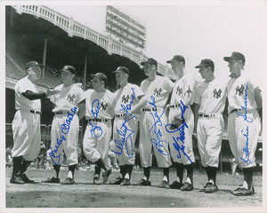 Lot #9310  NY Yankees Multi-Signed Photograph