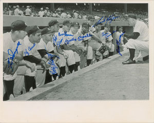 Lot #9311  NY Yankees Multi-Signed Photograph