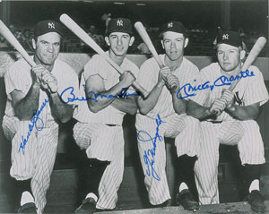 Lot #9313  NY Yankees Signed Photograph