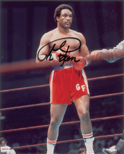 Lot #9463 Muhammad Ali, Floyd Patterson, and George Foreman Signed Photographs - Image 5