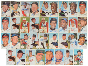 Lot #9232  Baseball Cards 1964 Topps Giants Signed Collection of (35)