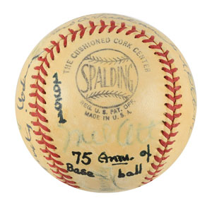 Lot #9237  Baseball Hall of Famers Signed Baseball