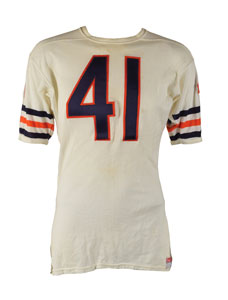 Lot #9435 1966-1968 Brian Piccolo Game-Worn Chicago Bears Road Jersey MEARS A8 - Image 1