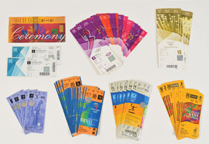 Lot #9662  Olympic Tickets Collection - Image 1