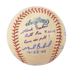 Lot #9242 Mark Buehrle Game-Used and Signed Perfect Game Baseball
 - Image 3