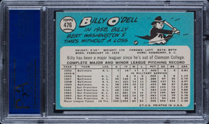 Lot #9145  1965 Topps #476 Billy O’Dell PSA GEM MINT 10
 - Image 2